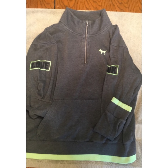 PINK Victoria's Secret Jackets & Blazers - Victoria’s Secret pink quarter zip